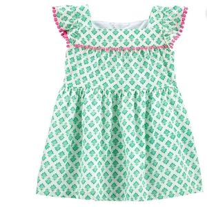 Carter's Geo Print Poplin Dress